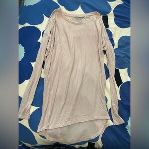 Athleta size S pink breathable long sleeve